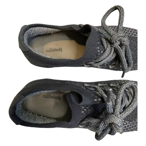 Allbirds Tree Dashers Running Shoes Sneakers Black Merino Wool Runners 9 - Picture 8 of 11